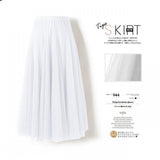 Pleated Mesh Skirt Women's Mid-length Large Swing Dress