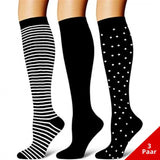 Ladies running stretch compression sports socks