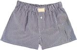 Women's Casual Plaid Cotton Arrow Pants Loose Four-corner Button Shorts