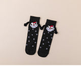 Couple Magnetic Handle Cute Hand Socks Christmas