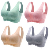 Women's Fashion Seamless No Underwire Push Up Sports Tank Top Bra