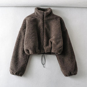 Fashionable Autumn And Winter Warm Woolen Coat Women