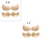 Invisible Push Up Bra Backless Strapless Bra Seamless Front Closure Bralette Underwear