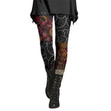 Women's Fashionable Retro Ethnic Style Slimming Printed Leggings