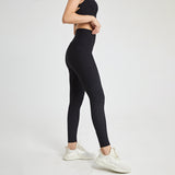 Rib Yoga Pants Women's High Waist Hip Lift Stretch