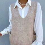 Women's All-match Simple Pullover Solid Color Vest