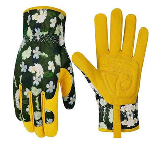 Microfiber Printing Gloves Flower Garden Planting Plucking