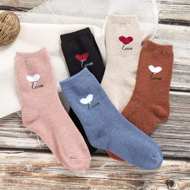 Women's Winter Mid-length Sock Thick Long