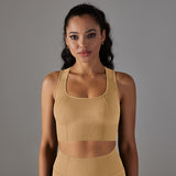 New Seamless Quick-drying Yoga Clothes Sexy Beauty Back Shockproof Push-up Sports Bra