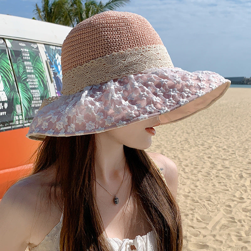 Summer Seaside Vacation Sun Protection Sun Hat Fashion Foldable