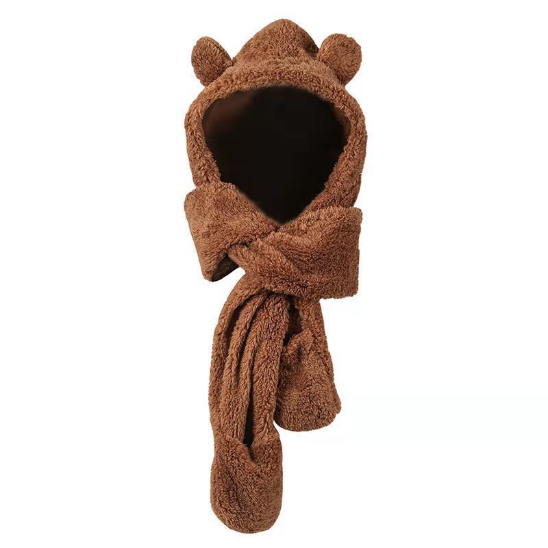 Ears Animal Hat Gloves Scarf