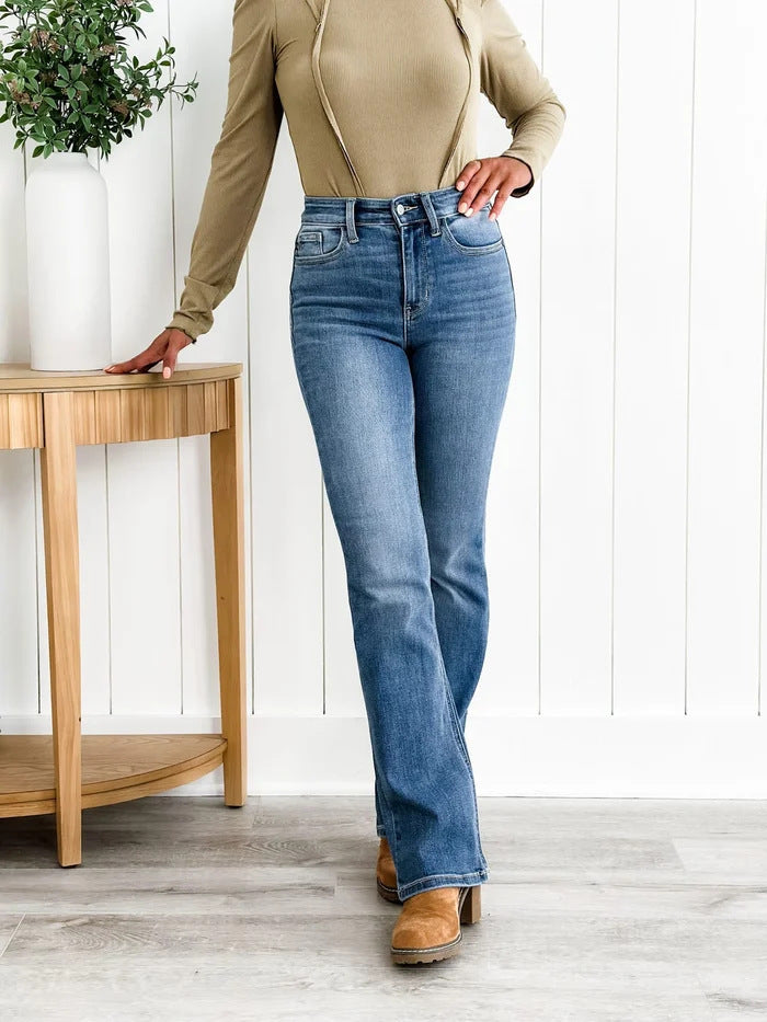 Fashion Plus Size Stretchy Slim-fit Jeans