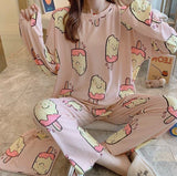 Long Sleeve Autumn Ins Two-piece Homewear Suit