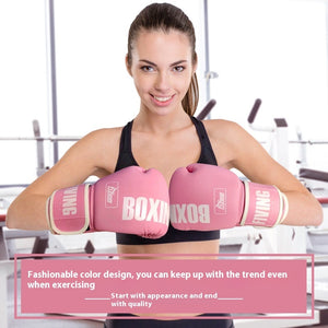 Professional Women's Boxing Glove Sanda Fight Fighting Morandi Boxing Gloves Training Gloves