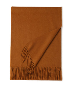 New Solid Color Wool Long Beard Warm Tassel Scarf Thick