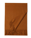 New Solid Color Wool Long Beard Warm Tassel Scarf Thick