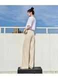 Chiffon Straight-leg Pants Loose Flattering Mopping Pants Fashion