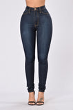 Women's Denim High Waist Stretch Slim Fit Skinny Pants