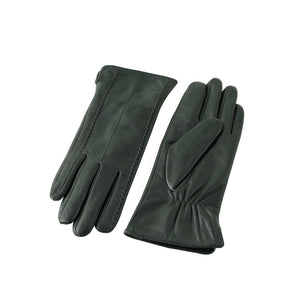 European And American Ladies Color Sheepskin Gloves Fashion Autumn And Winter Warm With Velvet