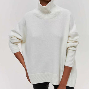 Women's Long-sleeved Pullover Solid Color Sweater