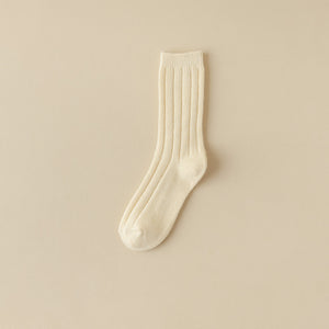 Women's Solid Color Anti-Pilling Wool Socks