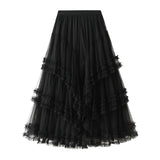 Slimming Multi-layer High-grade Gauze Skirt High-grade Skirt