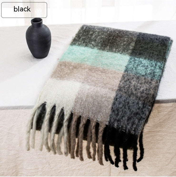 Warm Female Student Thickened Scarf