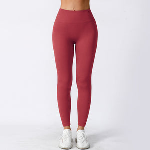 Women's Tight High Elastic Running Sports Thread High Waist Yoga Pants