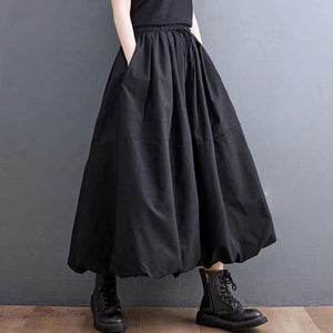 Fashion Personality New Solid Skirt Women