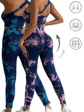 2pack Tie-dye Yoga Pants Seamless Yoga Pants