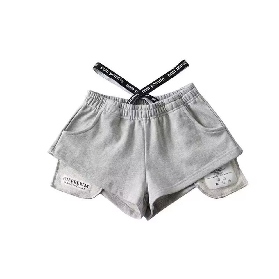 Women's High Waist Running Hot Pants