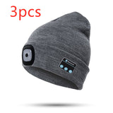 Bluetooth LED Hat Wireless Smart Headset Headphone