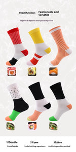 Creative Sushi Mid-calf Combed Cotton Socks Boxed Christmas