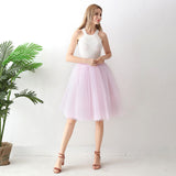 Puff Skirt Pleated Skirt Mesh Skirt Adult Skirt A-Line Skirt