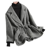 Short Woolen Coat Double-sided Wool Overcoat