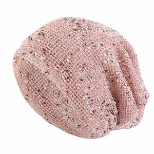 Cotton And Linen Breathable Mesh Dual-purpose Twist Woven Hat