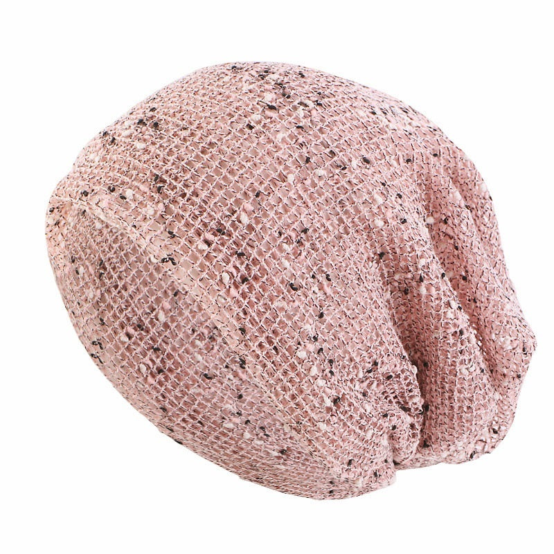 Cotton And Linen Breathable Mesh Dual-purpose Twist Woven Hat