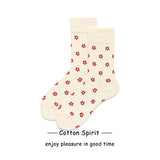 Women's Fashion Preppy Style Striped Mid-calf Length Socks