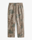 Digital Printed Fleece Couple's Pants Trousers