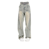 Women's Retro Straight American-style Wide-leg Jeans