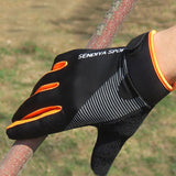 Men's And Women's Ice Silk High Elasticity Cycling Sports Touch Screen Gloves