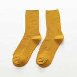 Summer Candy Color Solid Color Mid-calf Length Socks