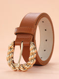 New Women's Simple All-match Dress Pants Decorative Belt