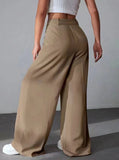 Wide Leg High Waist Slimming Loose Drooping Straight Mop Pants