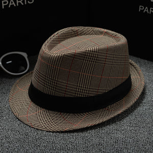 British Houndstooth European And American Sun Hats For Men