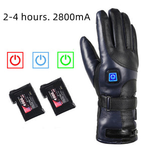 Warm gloves for outdoor cycling in winter