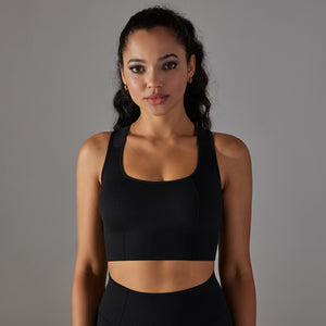 New Seamless Quick-drying Yoga Clothes Sexy Beauty Back Shockproof Push-up Sports Bra