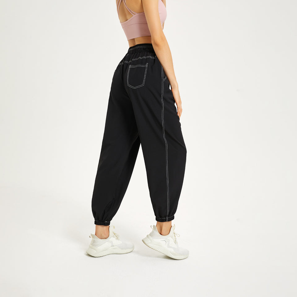 Casual Quick-drying Fitness Breathable High Waist Workout Pants