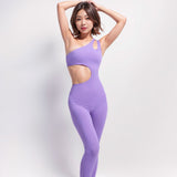 One-piece Exercise Sleeveless Irregular Workout Clothes