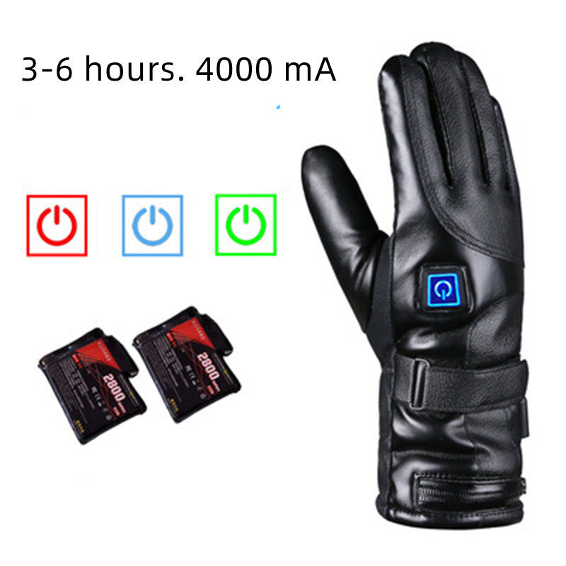 Warm gloves for outdoor cycling in winter